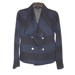 Splendid blue and black striped sweater